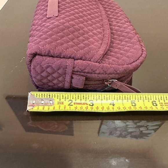 Vera Bradley Red Quilted Cosmetic Bag - Picture 6 of 8